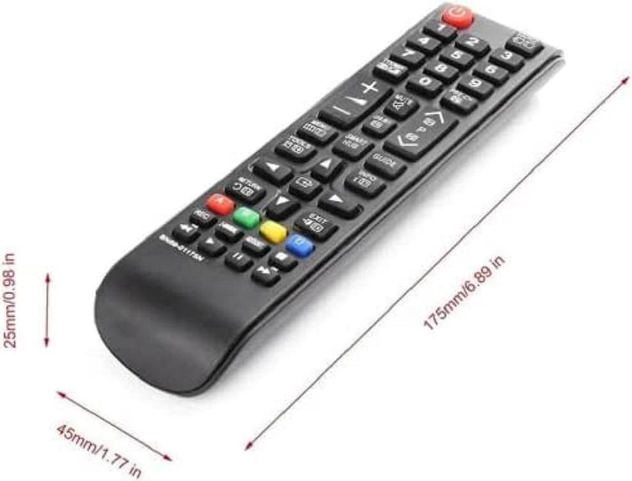 Alt view image 3 of 7 - Universal Remote Control for Samsung UN46F7100AF and All Other Samsung Smart TV Models LCD LED 3D HDTV QLED Smart TV BN59-01199F AA59-00786A BN59-01175N