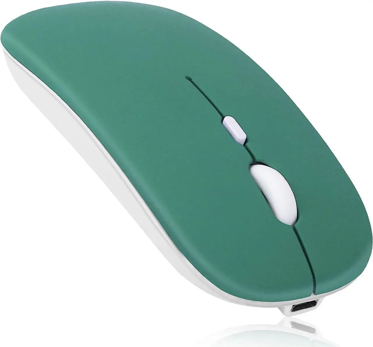 Main image of Bluetooth Rechargeable Mouse for Dell Inspiron 15 3000 3505 Laptop Bluetooth Wireless Mouse Designed for Laptop / PC / Mac / iPad pro / Computer / Tablet / Android - Green