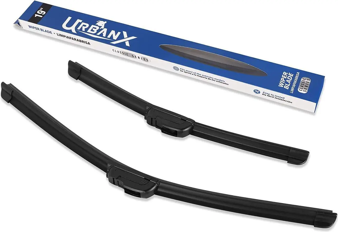 Main image of UrbanX 2-IN-1 All Seasons Water Repellency Original Equipment Replacement Wiper Blades For 2010 Hummer H3T 17" & 16" - Driver & Passenger Side (Pack of 2)