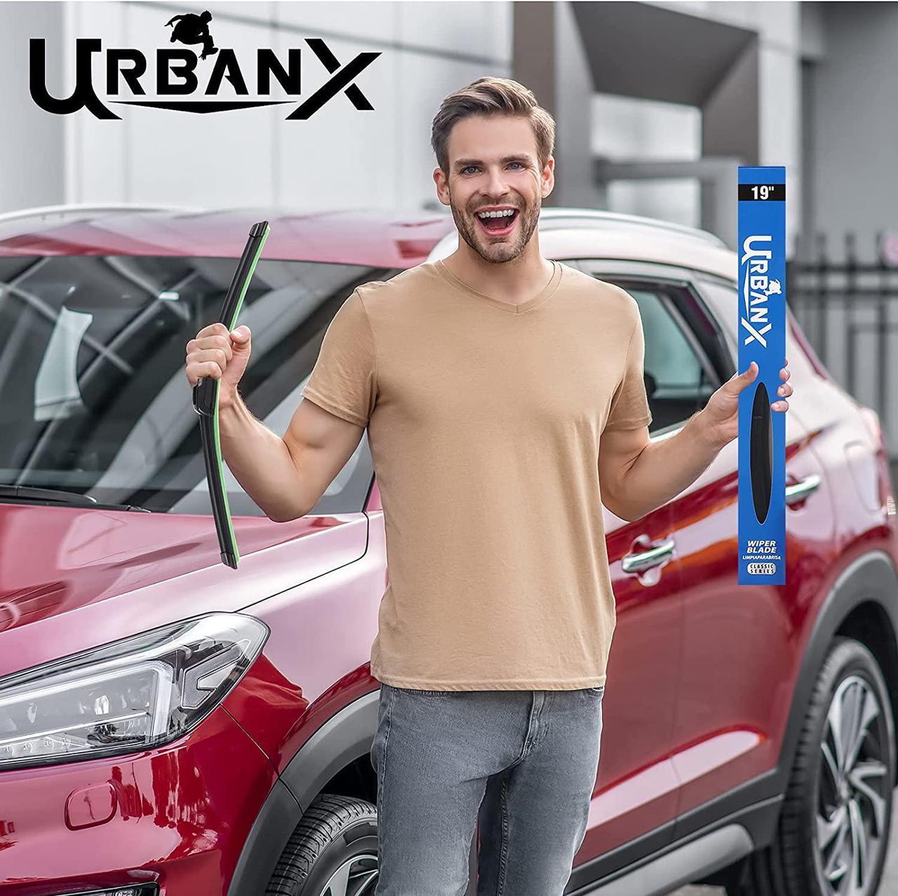 Alt view image 7 of 7 - UrbanX 2-IN-1 All Seasons Water Repellency Original Equipment Replacement Wiper Blades For 2020 Honda Odyssey 26" & 22" - Driver & Passenger Side (Pack of 2)
