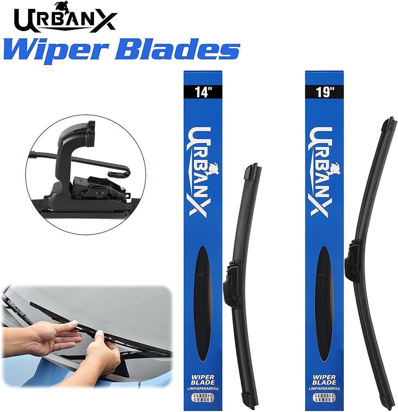 Alt view image 4 of 7 - UrbanX 2-IN-1 All Seasons Water Repellency Original Equipment Replacement Wiper Blades For 2020 Honda Odyssey 26" & 22" - Driver & Passenger Side (Pack of 2)