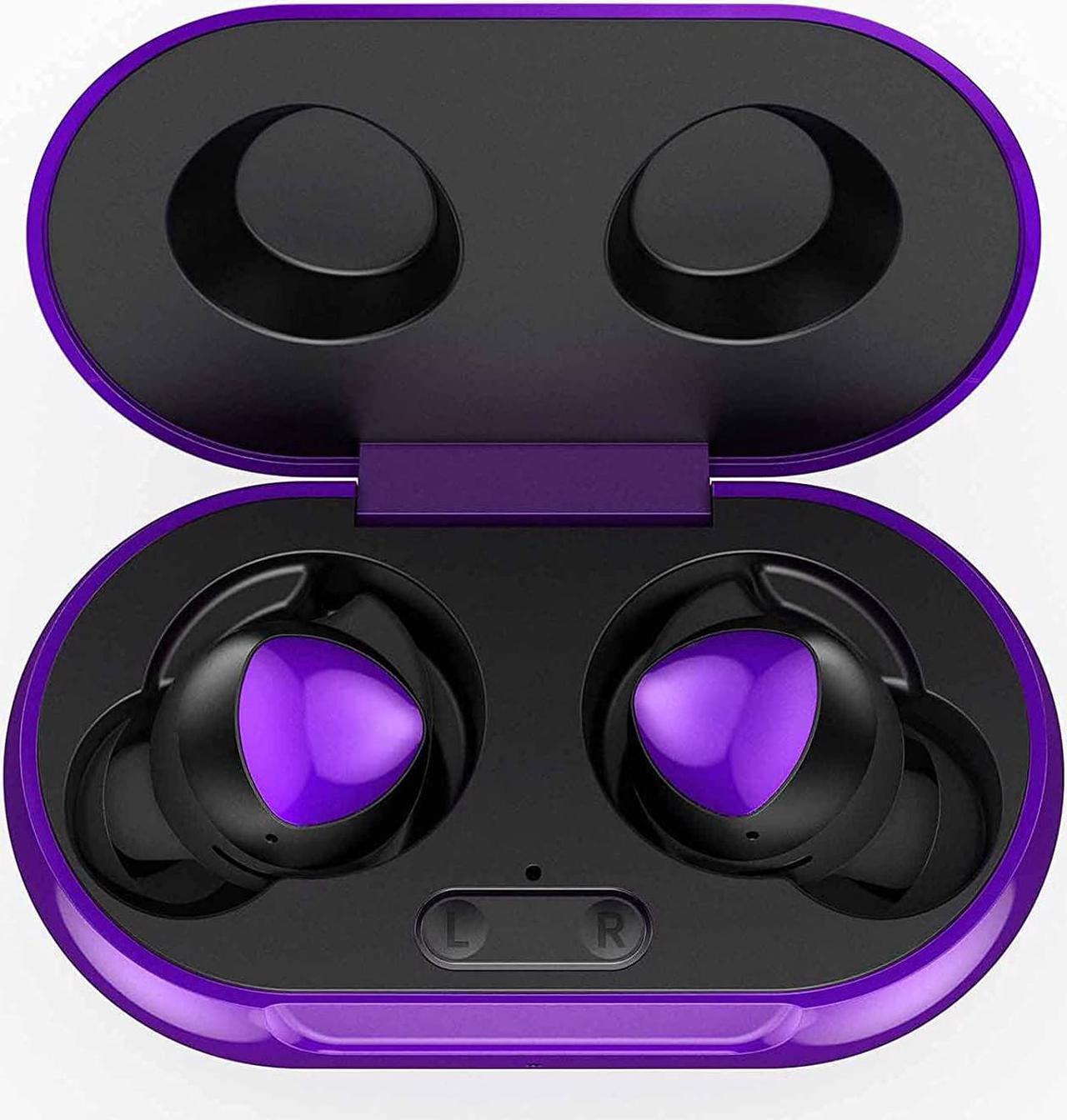 Main image of Urbanx Street Buds Plus True Bluetooth Earbud Headphones for Samsung Galaxy S5 - Wireless Earbuds w/Noise Isolation - Purple (US Version with Warranty)