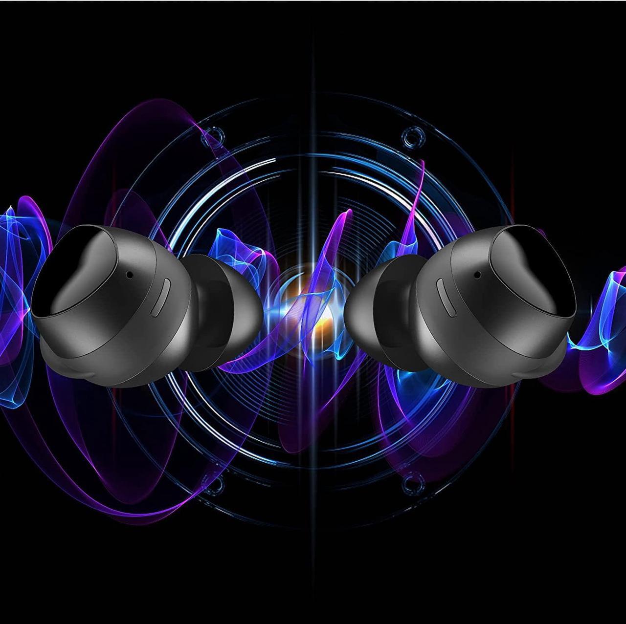 Alt view image 4 of 7 - Urbanx Street Buds Plus True Wireless Earbud Headphones for Samsung Galaxy S8 - Wireless Earbuds w/Hands-Free Controls - Black (US Version with Warranty)