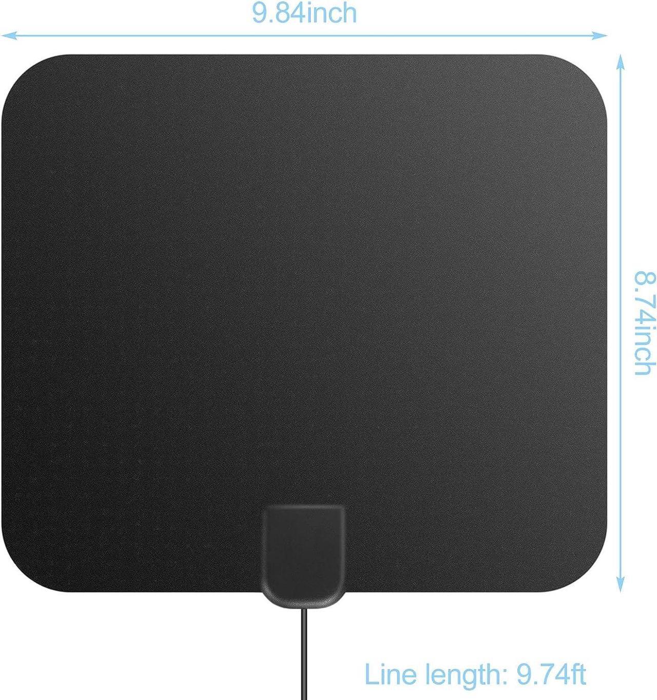 Alt view image 4 of 7 - Amplified HD Digital TV Antenna Long 80+ Miles Range - Support 1080p for Samsung Tv Model AA59-00603A - Super Long Coax HDTV Cable