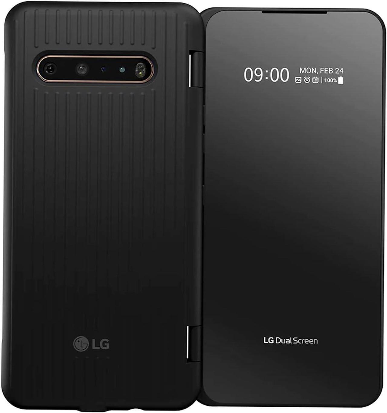 Alt view image 3 of 5 - UrbanX Dual Screen Case for LG V60 ThinQ 5G with Type-C Adapter - Black Without Charging Adapter