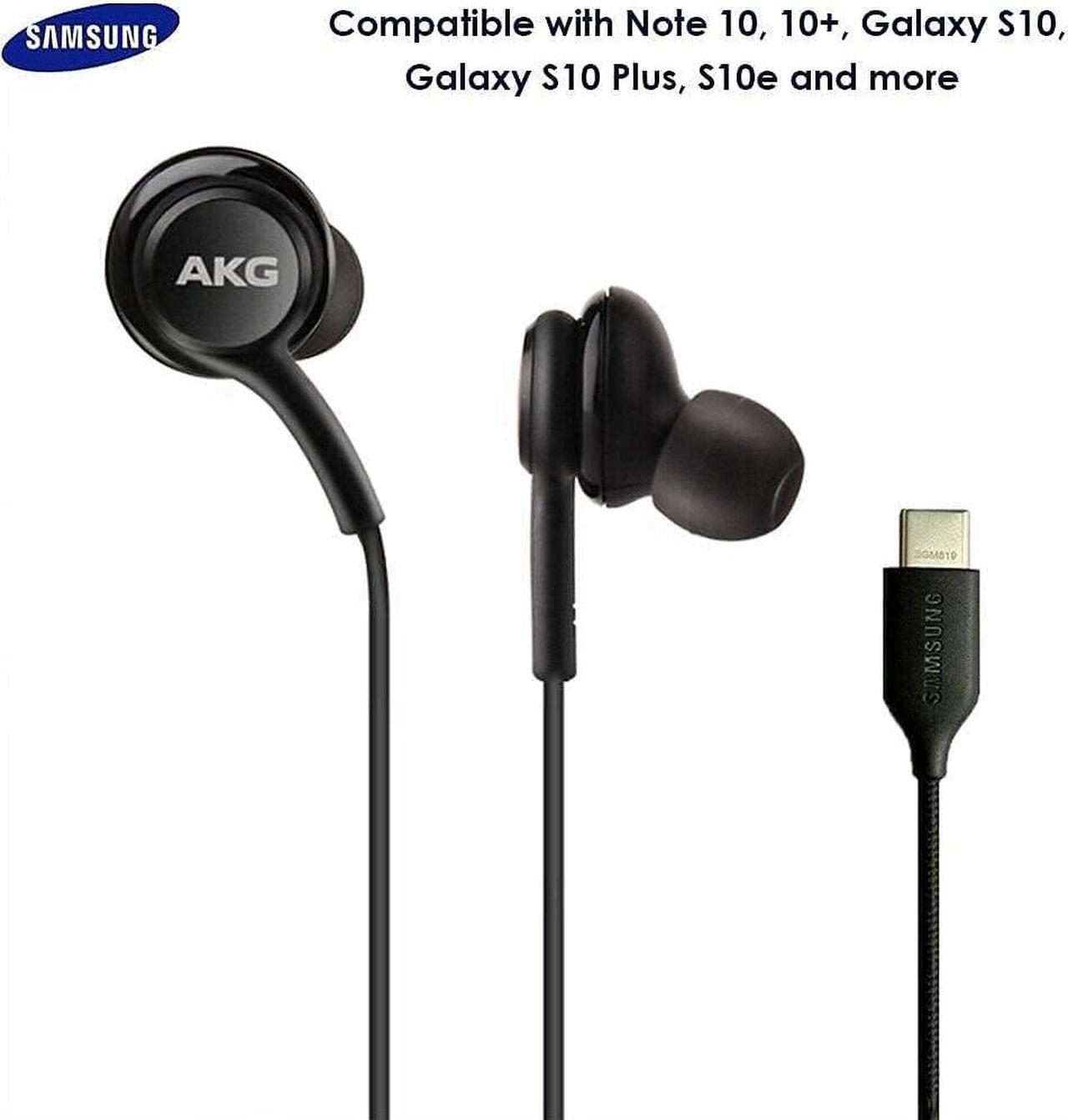 Alt view image 4 of 7 - OEM UrbanX 2021 Stereo Headphones for Samsung Galaxy S A52 5G/A53/M54/M14/F04/A54/A34/A14 5G/A14/S20/21+ 5G/S22/S23 Braided Cable with Microphone USB-C Connector - Black