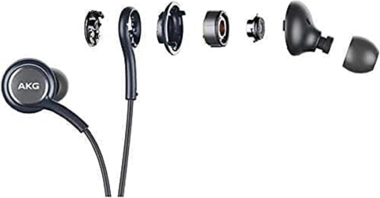 Alt view image 2 of 7 - OEM UrbanX 2021 Stereo Headphones for Samsung Galaxy S A52 5G/A53/M54/M14/F04/A54/A34/A14 5G/A14/S20/21+ 5G/S22/S23 Braided Cable with Microphone USB-C Connector - Black