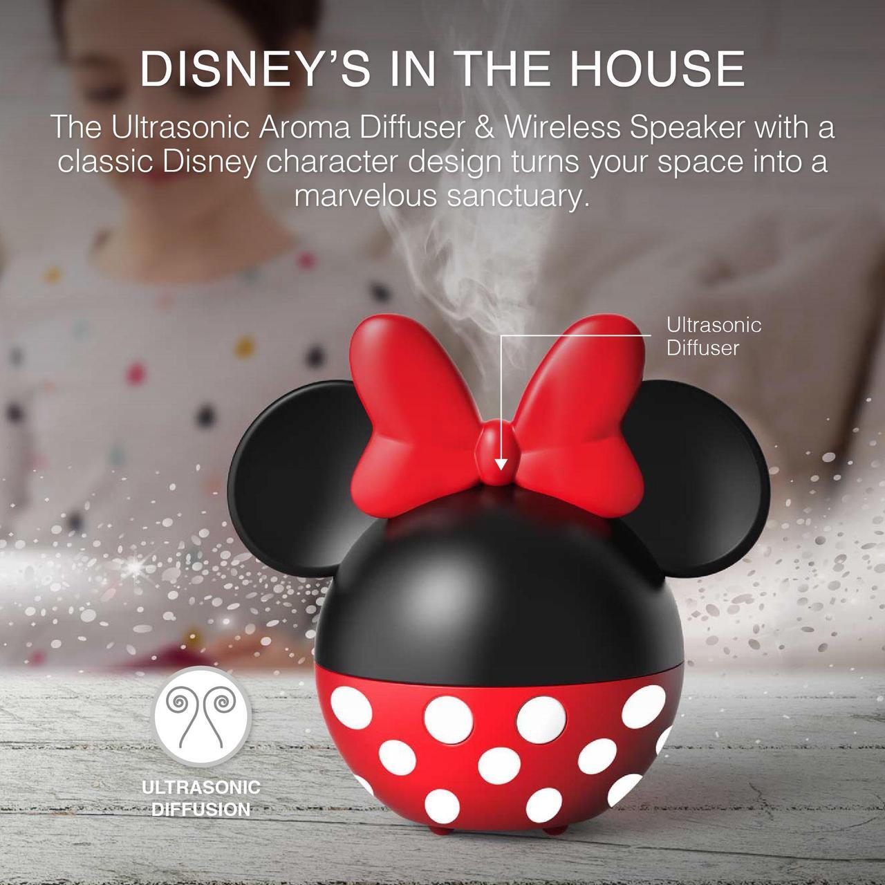 Alt view image 6 of 6 - Disney Minnie Mouse Ultrasonic Diffuser & Wireless Speaker