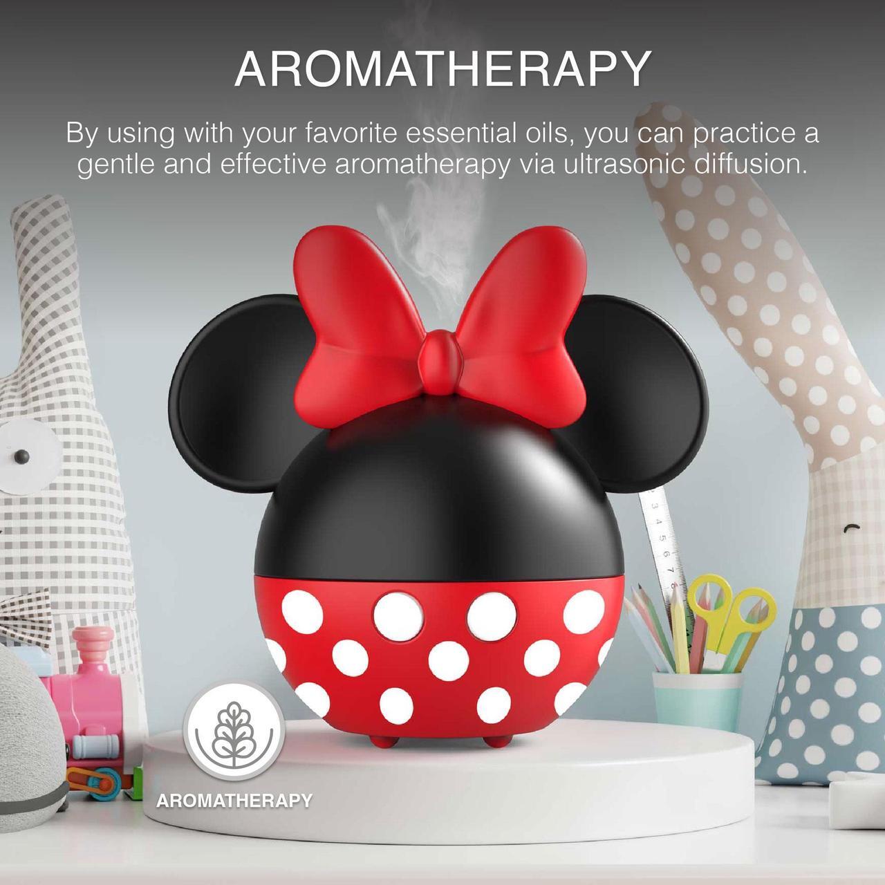 Alt view image 5 of 6 - Disney Minnie Mouse Ultrasonic Diffuser & Wireless Speaker