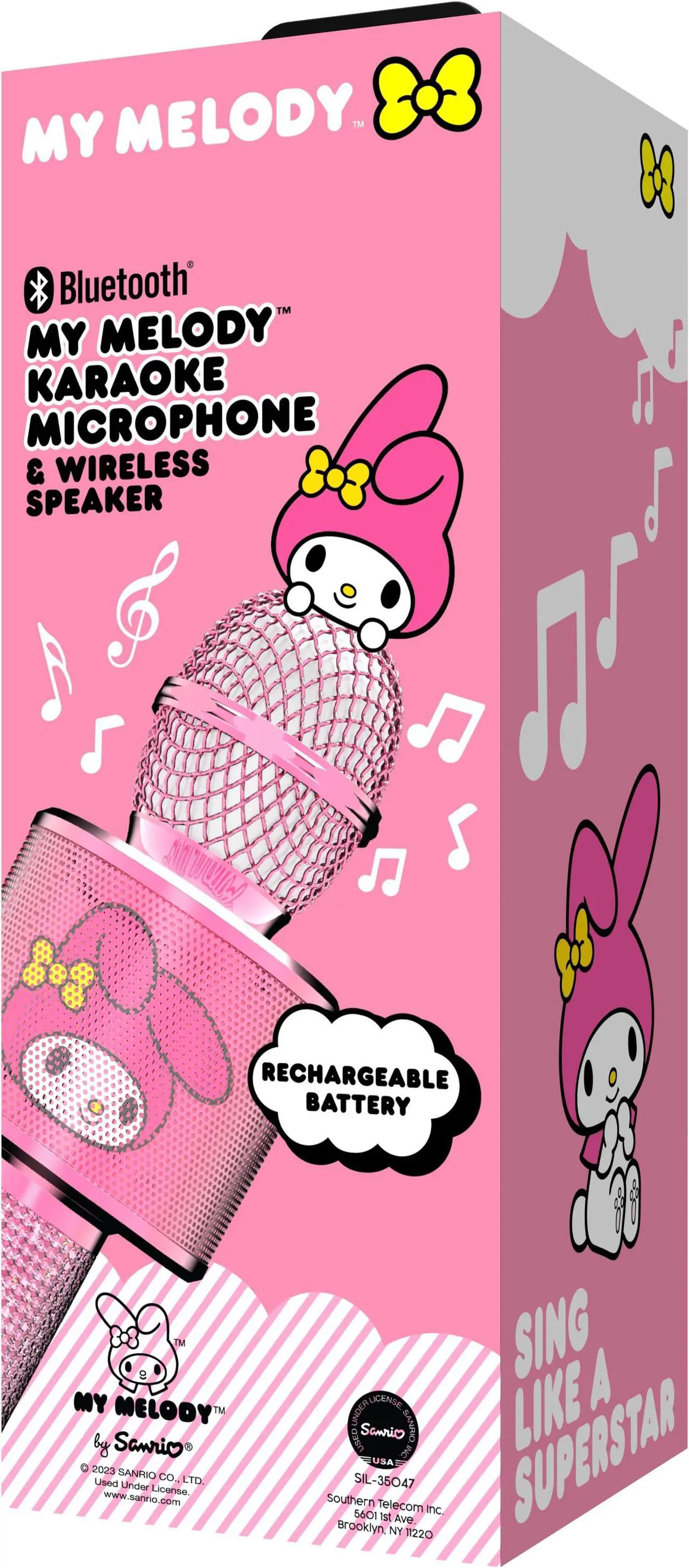 Alt view image 6 of 6 - Hello Kitty Bluetooth Karaoke Microphone & Wireless Speaker