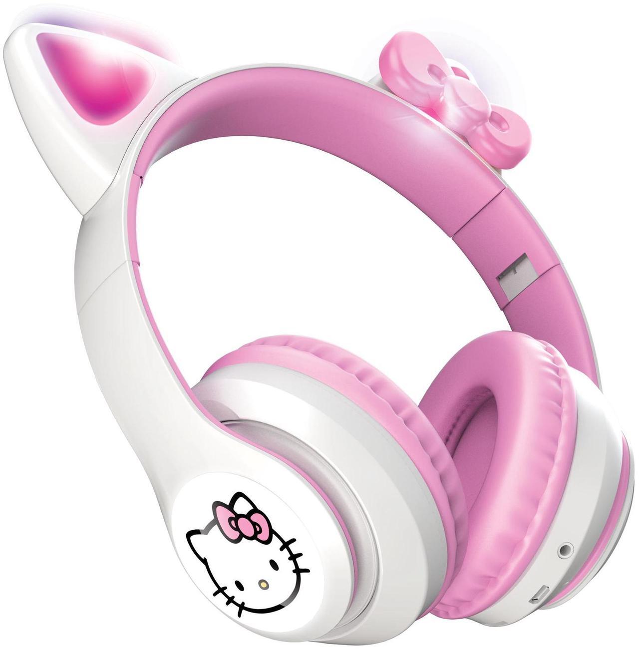 Alt view image 2 of 4 - Hello Kitty Wireless Bluetooth Light-Up Headphones