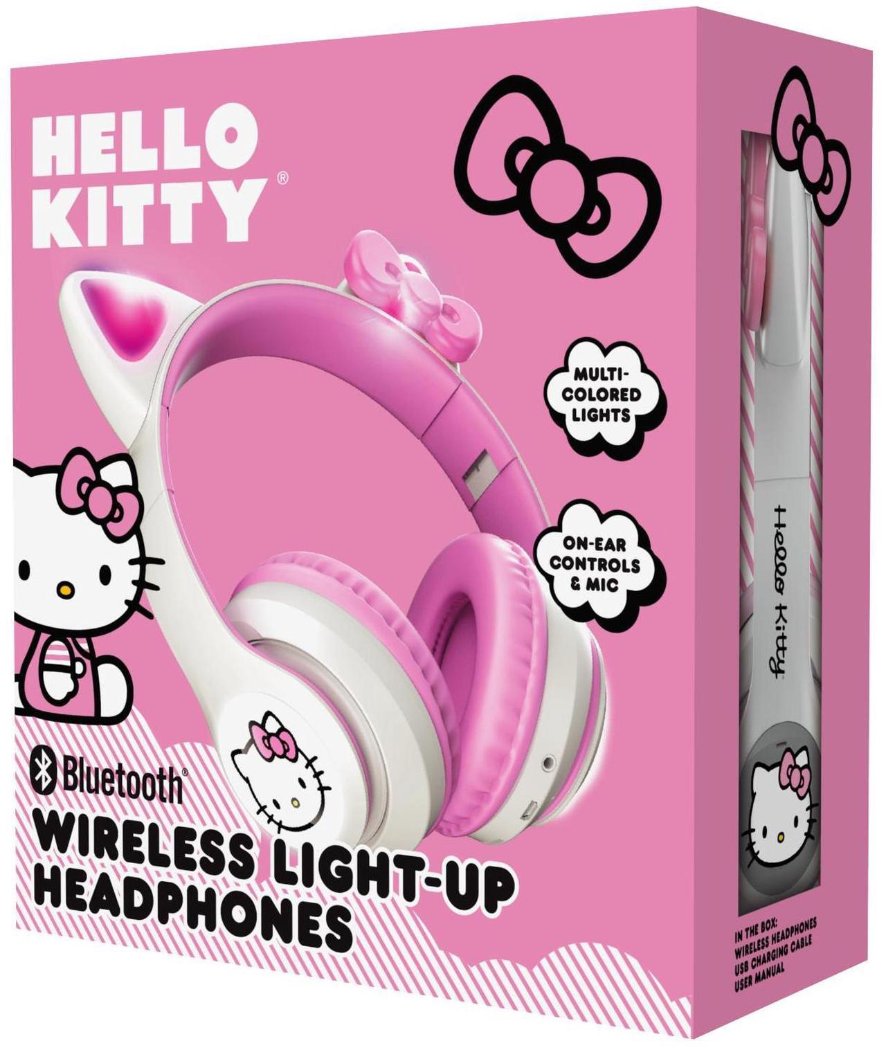 Alt view image 3 of 4 - Hello Kitty Wireless Bluetooth Light-Up Headphones