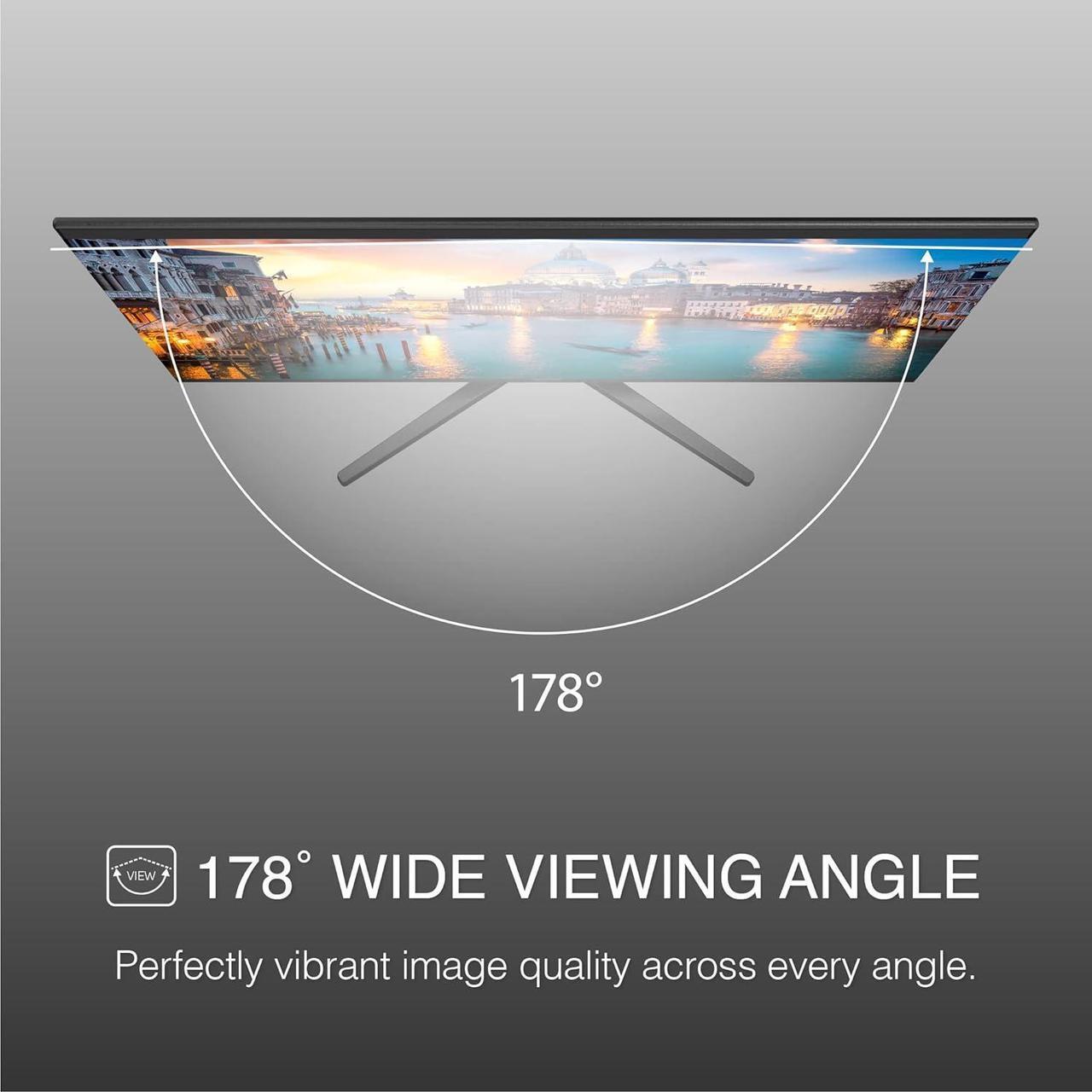 Alt view image 3 of 6 - Packard Bell airFrame 27" FHD Monitor, 1920x1080, Ultrawide, VESA Mount Compatible, Tilt Adjustment, HDMI/VGA, Slim Bezel, for Home, Office, and Light Gaming