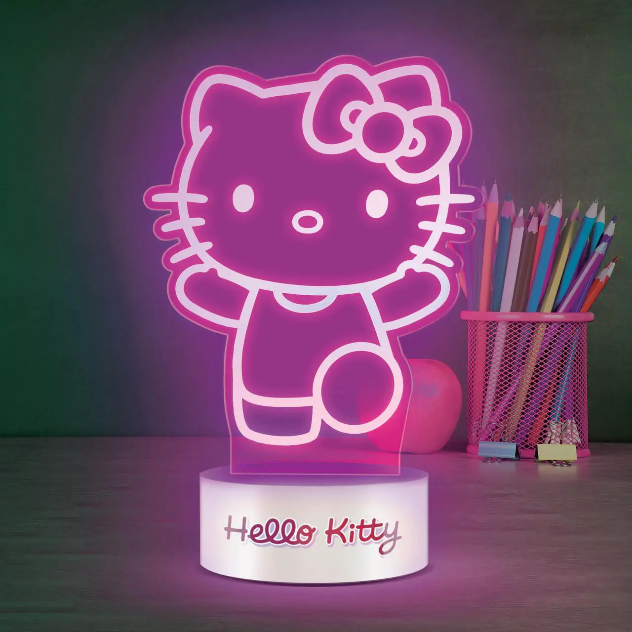 Alt view image 3 of 5 - Hello Kitty Multicolor LED Desktop Light