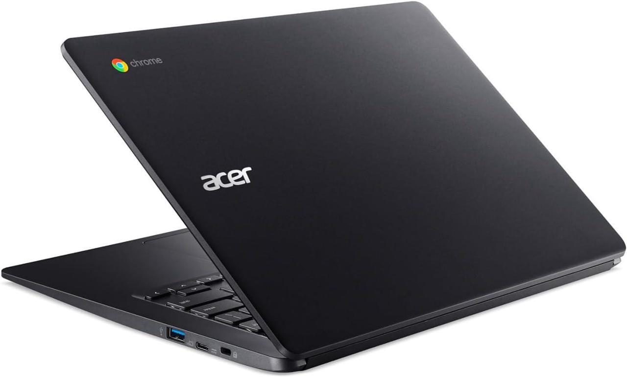 Alt view image 6 of 7 - Acer 14 Chromebook, 14 FHD IPS Touchscreen Business & Student Laptop, Dual-Core Intel Celeron, 4GB RAM 576GB Storage (64GB eMMC+512GB SD Card), Chrome OS, Long Battery Life, Black