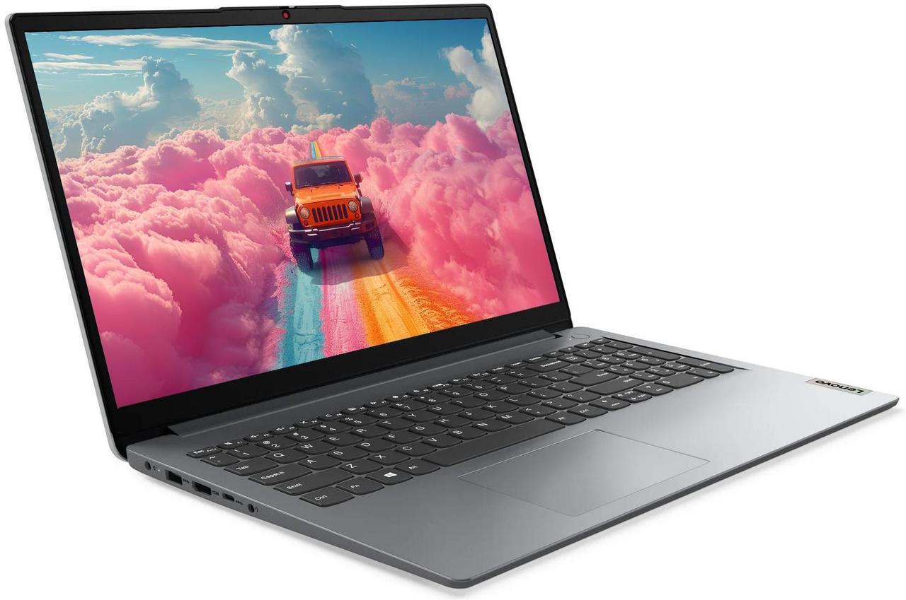 Main image of Lenovo Ideapad 1 Laptop, 15.6 FHD Business Laptop Computer, Intel Core i3-1215U, Windows 11 Pro Laptop, 16GB RAM 512GB SSD, Fingerprint Reader, Cloud Grey