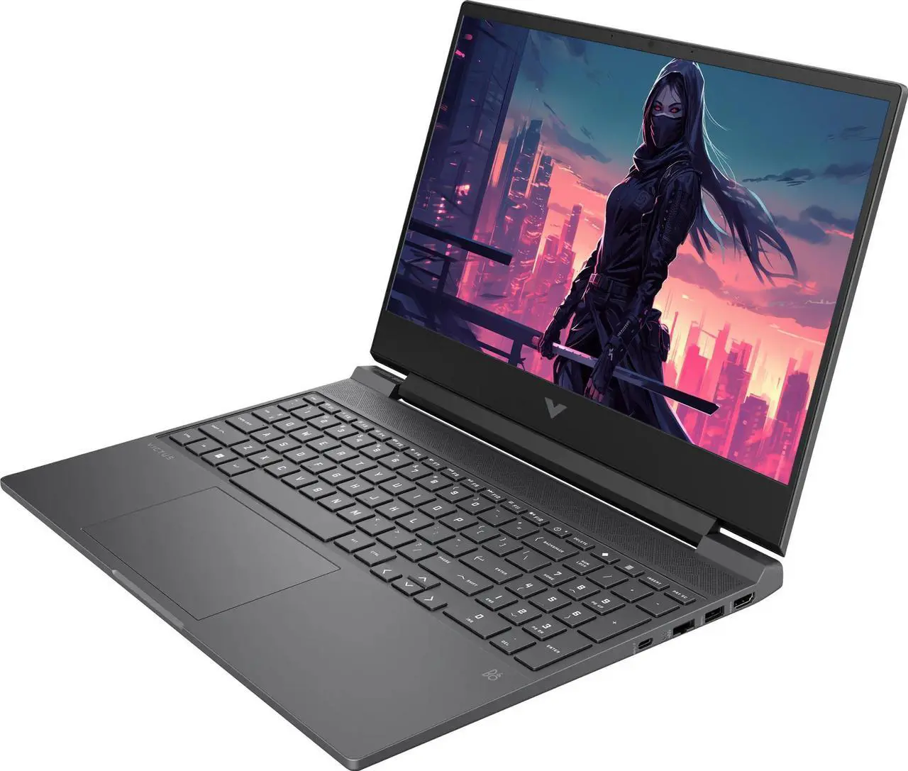 Alt view image 2 of 6 - HP Victus 15 Gaming Laptop, 15.6 FHD IPS Display, 8-Core Intel Core i5-12450H, 32GB RAM 1TB SSD, Windows 11 Pro, Backlit Keyboard, Numeric Keypad, Mica Silver