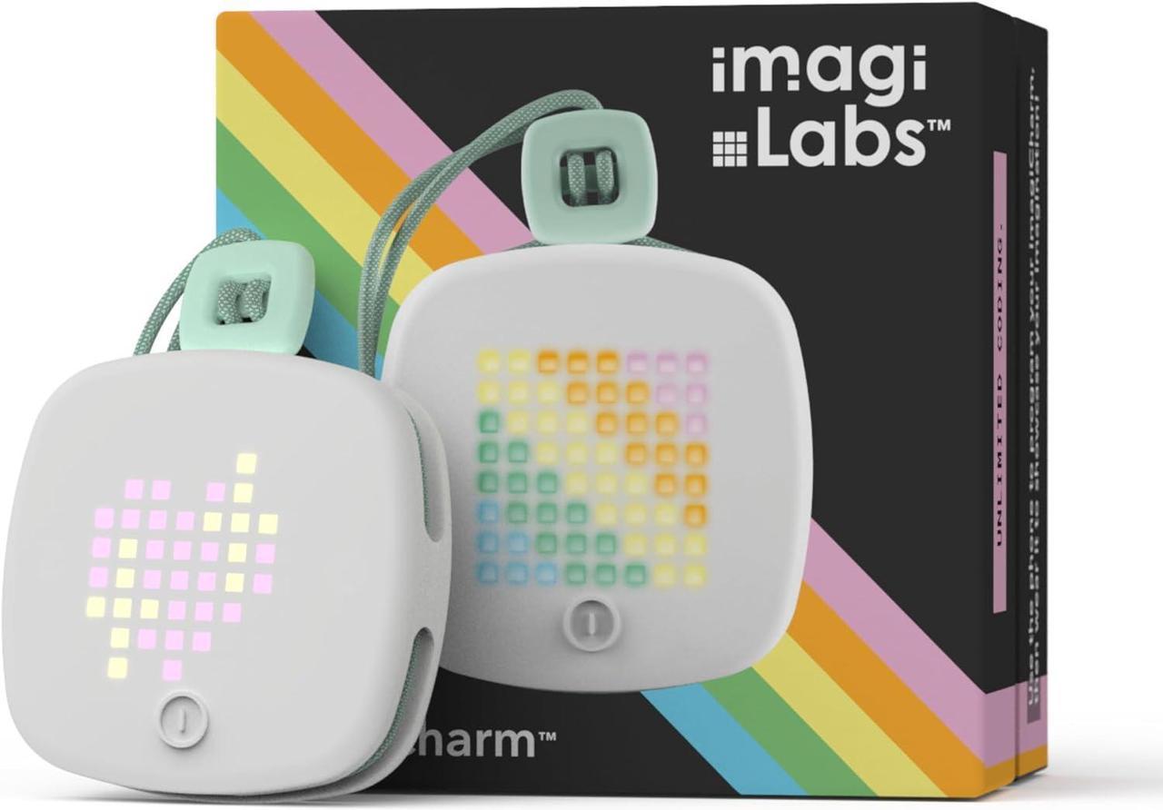 imagiLabs Starter Kit - ImagiCharm Girls Coding Gift - Programmable Accessory, Learn How to Code on Your Phone Then Bring Designs to Life, Perfect Gifts for Girls