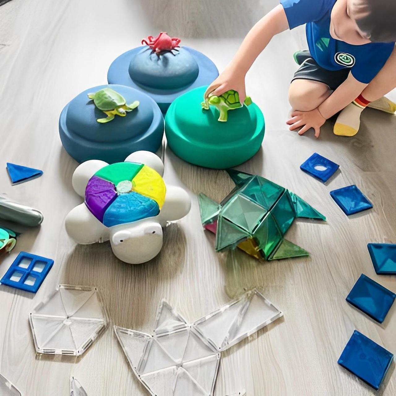 Alt view image 7 of 7 - TTS Light Up Robot for Kids, Early Years Glow & Go Bot STEM Multi Sensory Educational Learning Activity Glowing Robot for Children