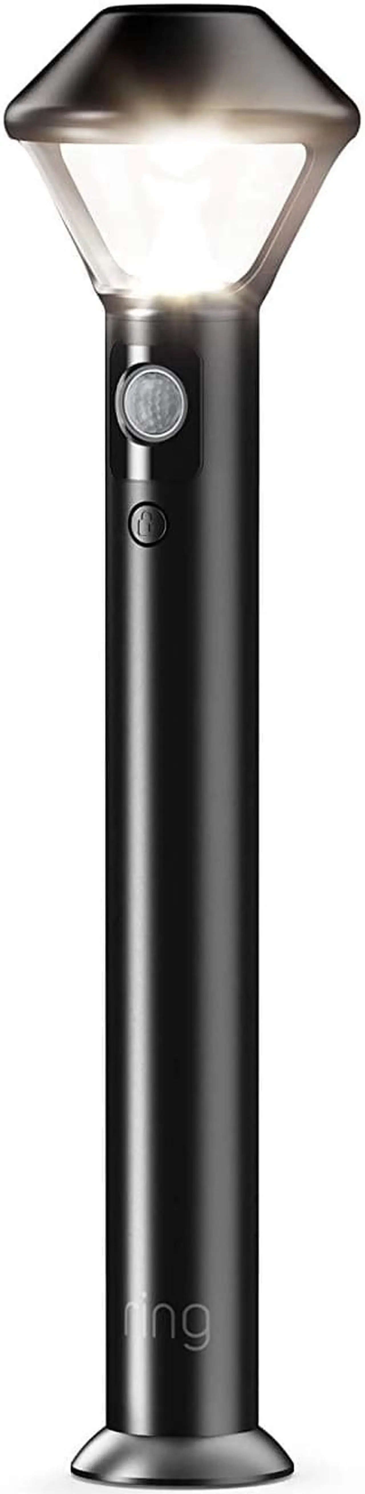 Alt view image 4 of 6 - ring smart lighting  pathlight  black ring bridge required