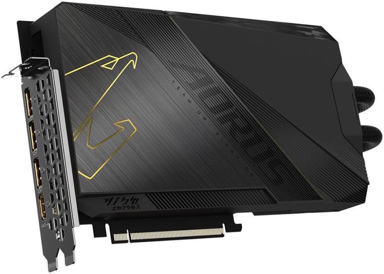 Alt view image 5 of 5 - GIGABYTE AORUS GeForce RTX 4090 XTREME WATERFORCE 24GB GDDR6X PCI Express 4.0 ATX Video Card GV-N4090AORUSX W-24GD