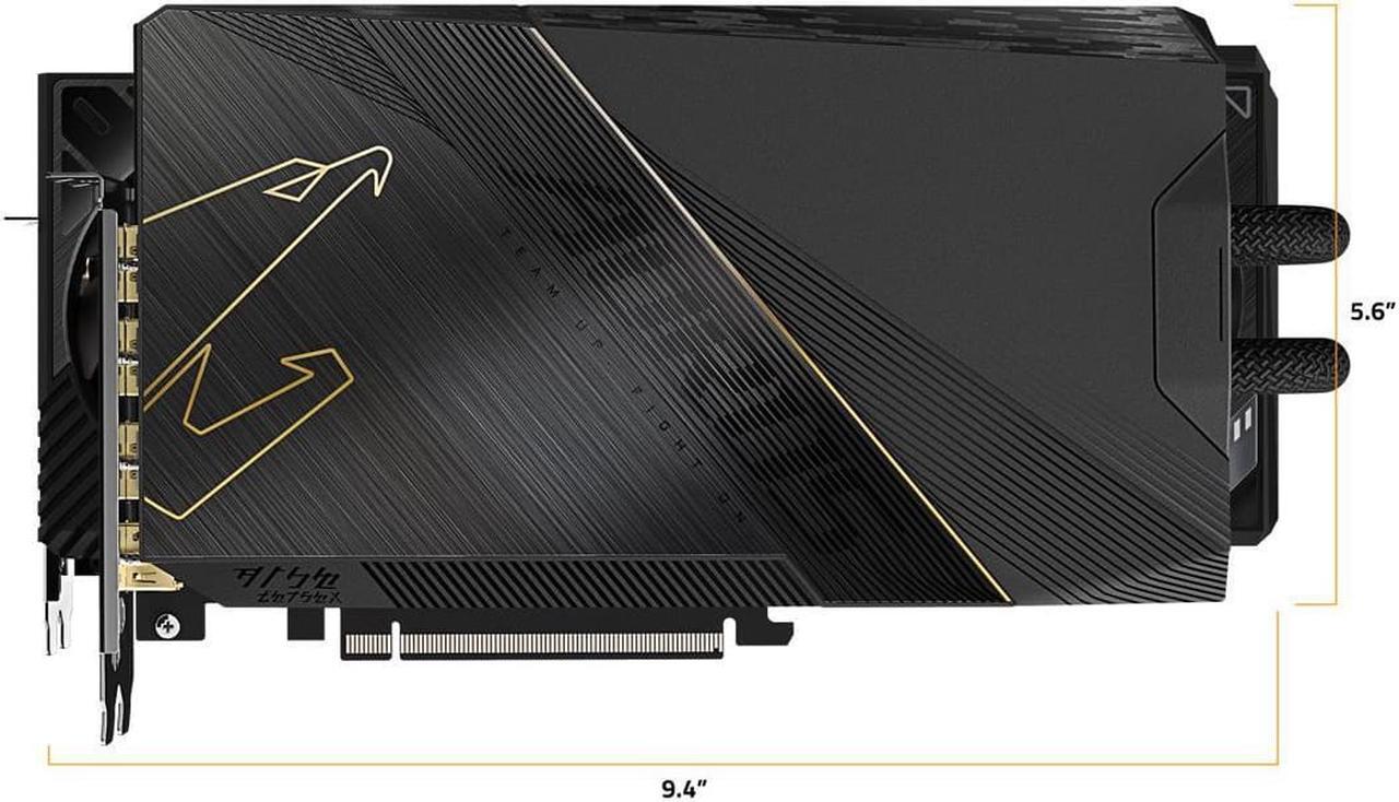 Alt view image 3 of 5 - GIGABYTE AORUS GeForce RTX 4090 XTREME WATERFORCE 24GB GDDR6X PCI Express 4.0 ATX Video Card GV-N4090AORUSX W-24GD