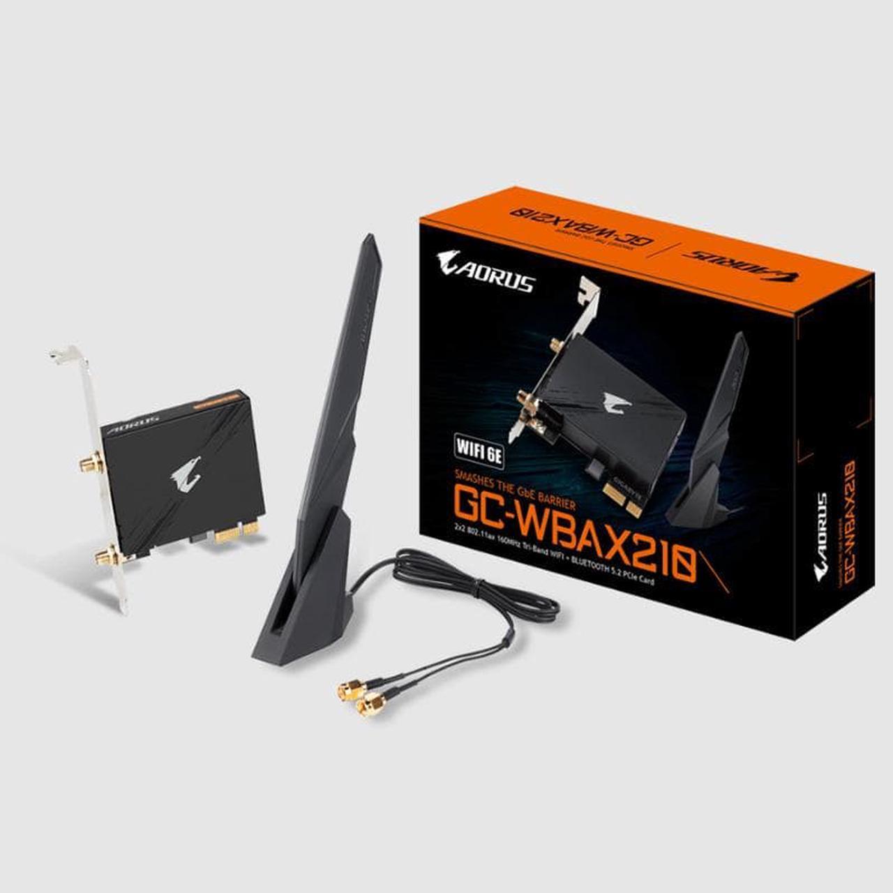 Main image of GIGABYTE AORUS GC-WBAX210 Gaming wireless module (WIFI 6E) Network - Wireless Adapters