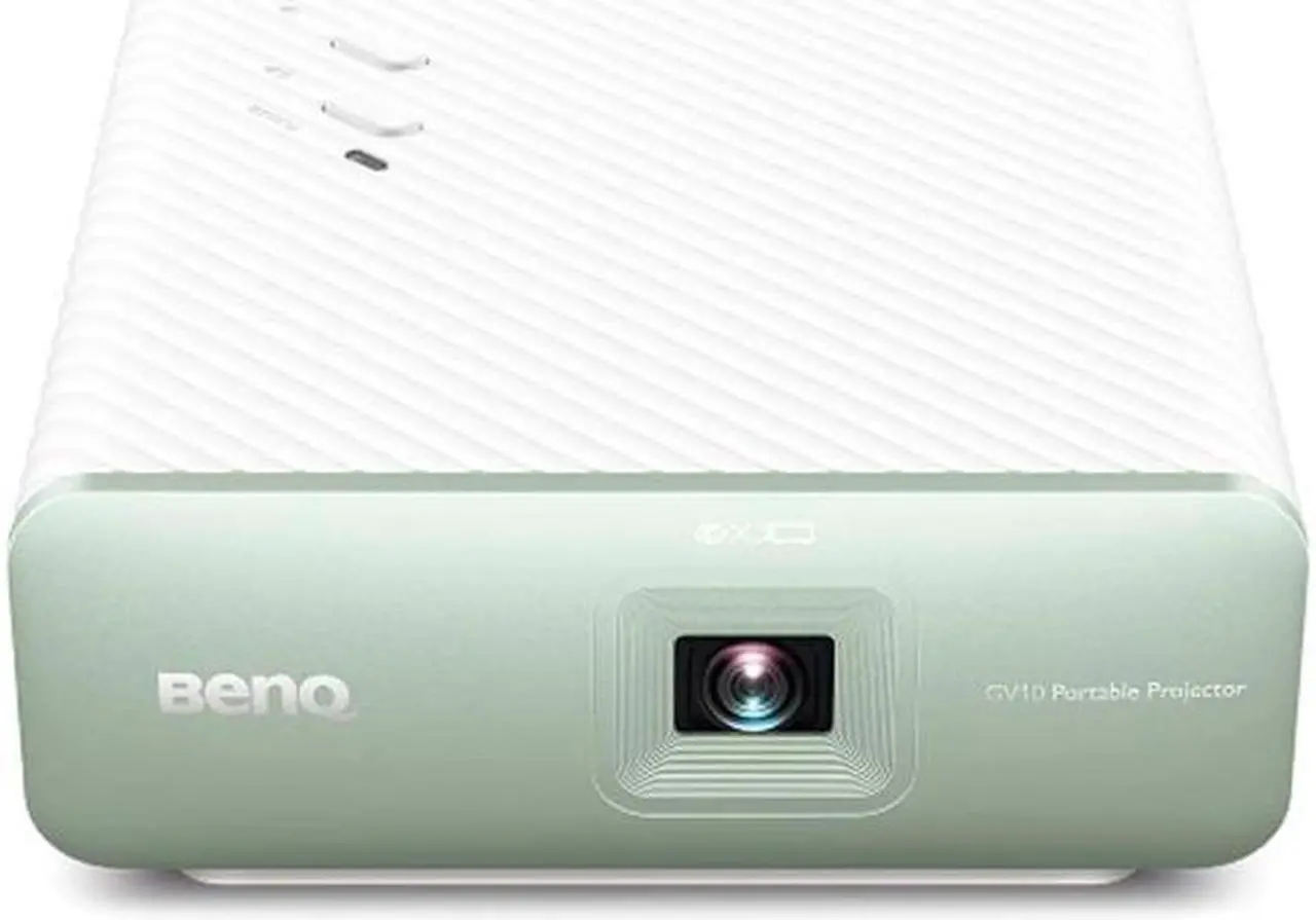 Alt view image 3 of 6 - BenQ LED Mini Micro Portable Projector GV10 Home Theater Projector