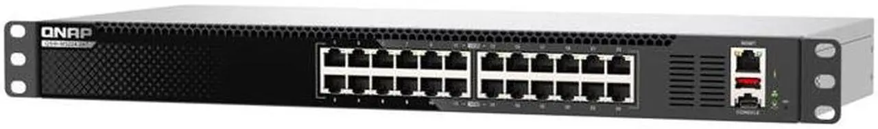 Main image of 2024 QNAP QSW-M3224-24T Network L3 Lite Managed Switch 24 10GBASE-T Network Ports