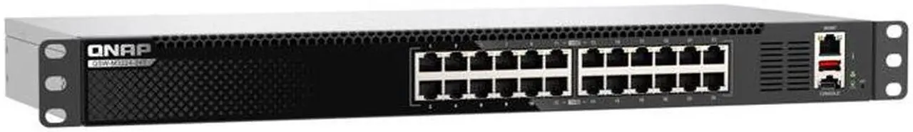 Alt view image 3 of 6 - 2024 QNAP QSW-M3224-24T Network L3 Lite Managed Switch 24 10GBASE-T Network Ports