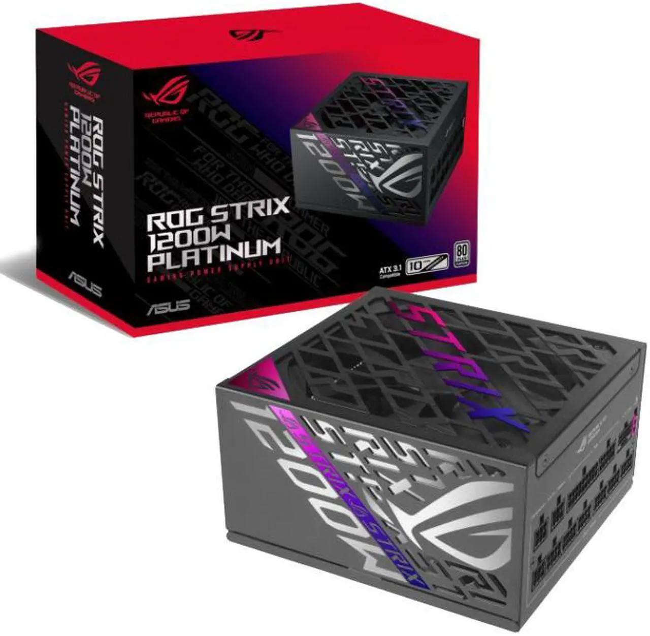 Alt view image 3 of 7 - ASUS ROG STRIX 1200W Platinum Power Supply.---International Version No Warranty, [Shipping in 7 working days]