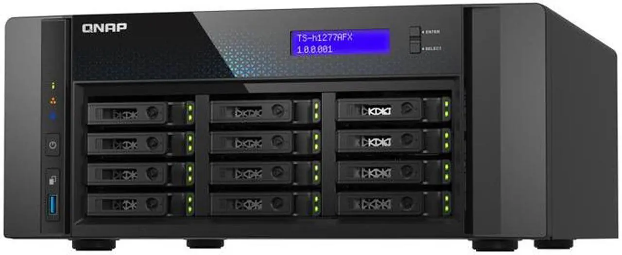 Main image of QNAP TS-h1277AFX-R7-32G 12-bay Desktop All-Flash NAS Network Server