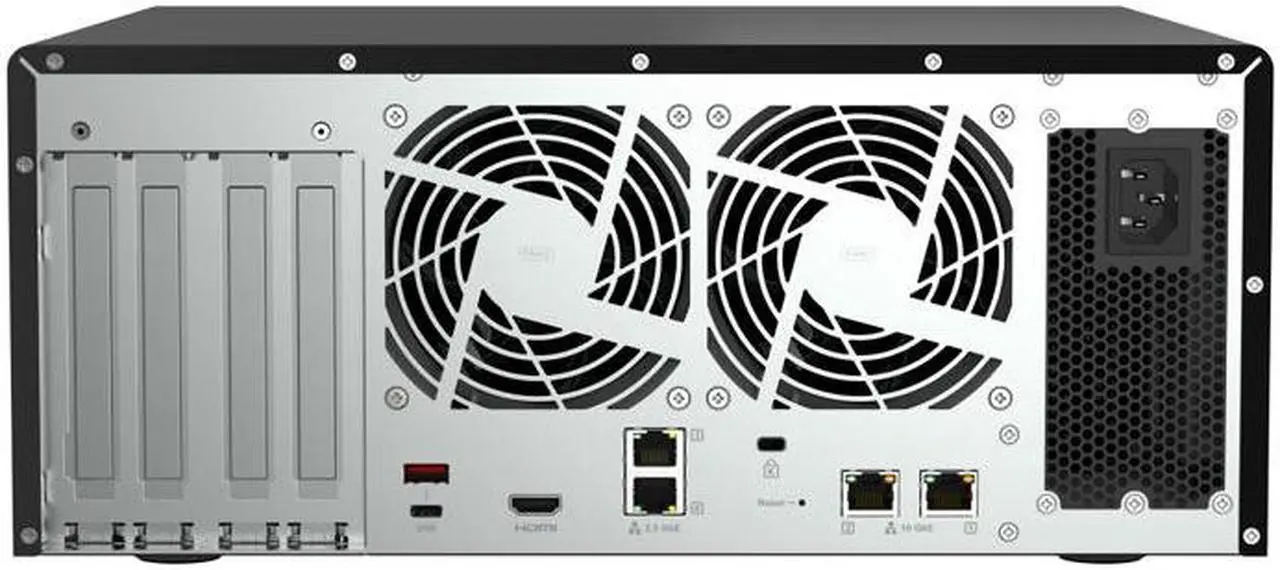 Alt view image 5 of 5 - QNAP TS-h1277AFX-R7-32G 12-bay Desktop All-Flash NAS Network Server