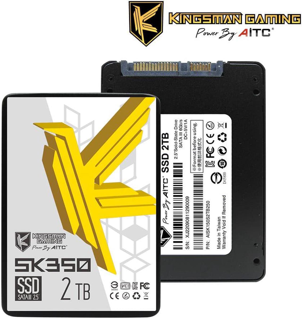 Alt view image 5 of 5 - AITC KINGSMAN SK350 2.5" 2TB SATA III 3D NAND Internal Solid-State Drive (SSD)