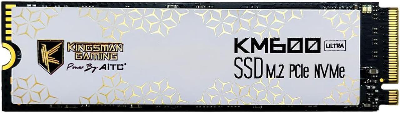 Main image of AITC KINGSMAN KM600 ULTRA M.2 2280 512GB PCIe 3.0 x4 with NVMe 1.4 3D NAND Internal Solid State Drive (SSD)