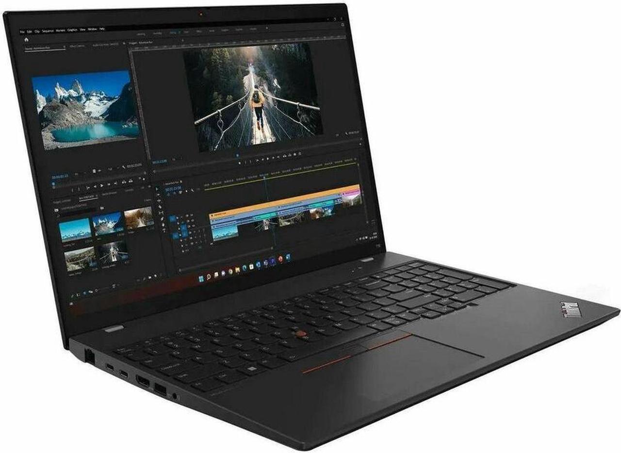 Alt view image 4 of 11 - Lenovo ThinkPad T16 Gen 2 16" Touchscreen Notebook - WUXGA - 1920 x 1200 - AMD Ryzen 7 PRO 7840U Octa-core (8 Core) 3.30 GHz - 16 GB Total RAM,  512 GB SSD - Black, Windows 11 Pro