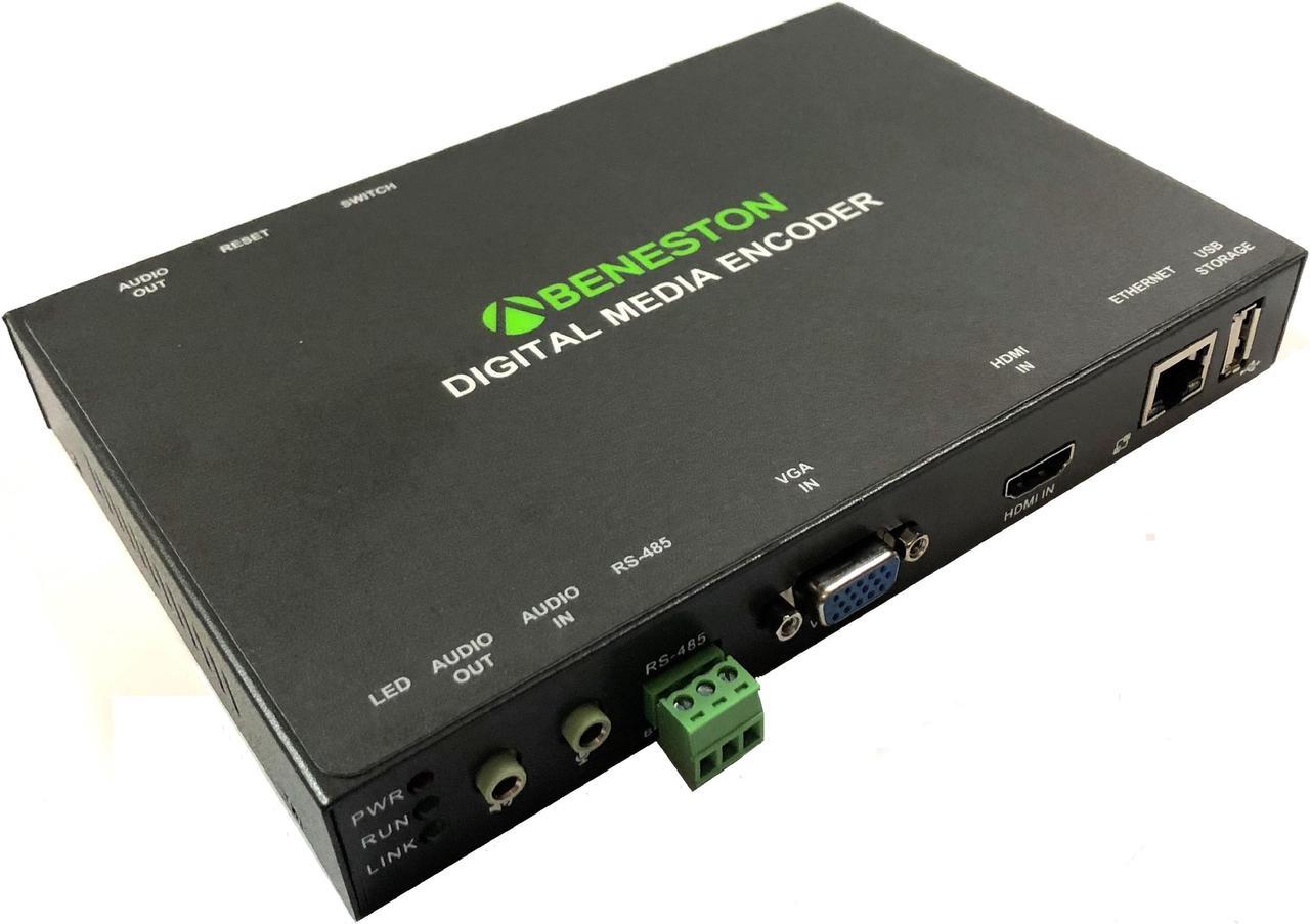 BENESTON HDMI and VGA to IP Encoder Recoder/ Rtmp / Broadcast / iptv