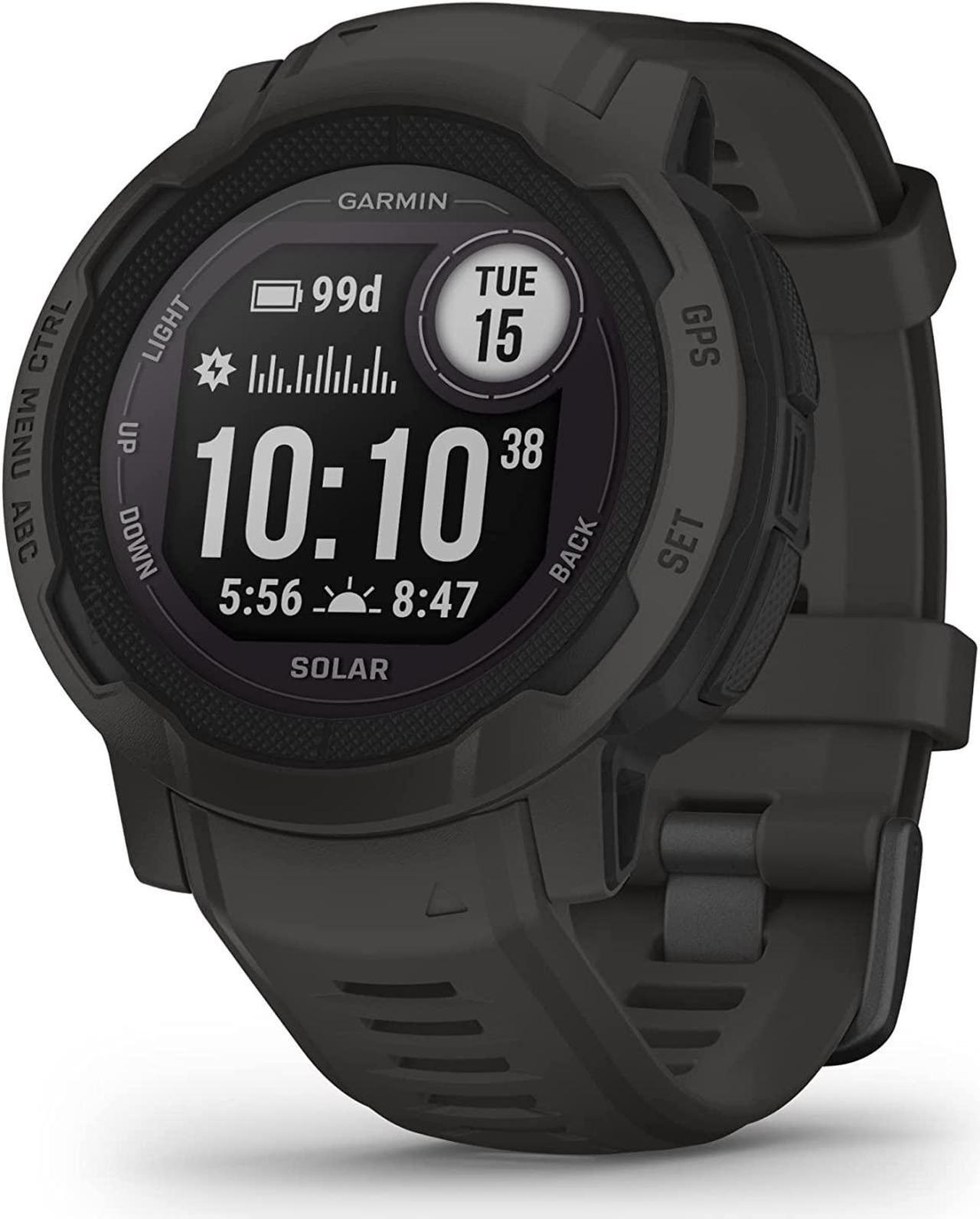 Alt view image 9 of 10 - Garmin Instinct 2 Solar, Graphite | Smart Watch 010-02627-10