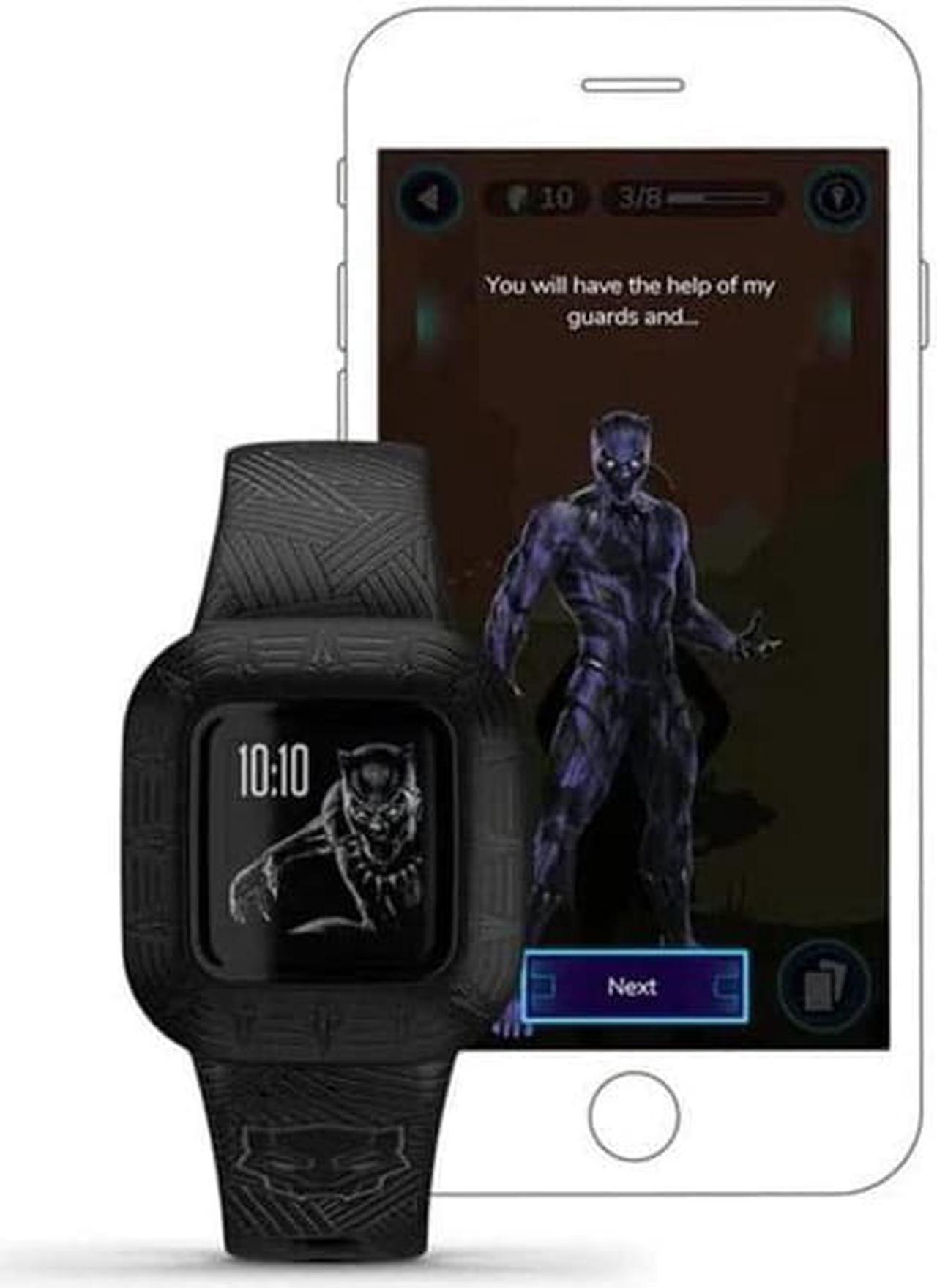 Alt view image 2 of 5 - Garmin vivofit jr. 3, Fitness Tracker for Kids, Swim-Friendly, -Marvel Black Panther-  (010-02441-30)