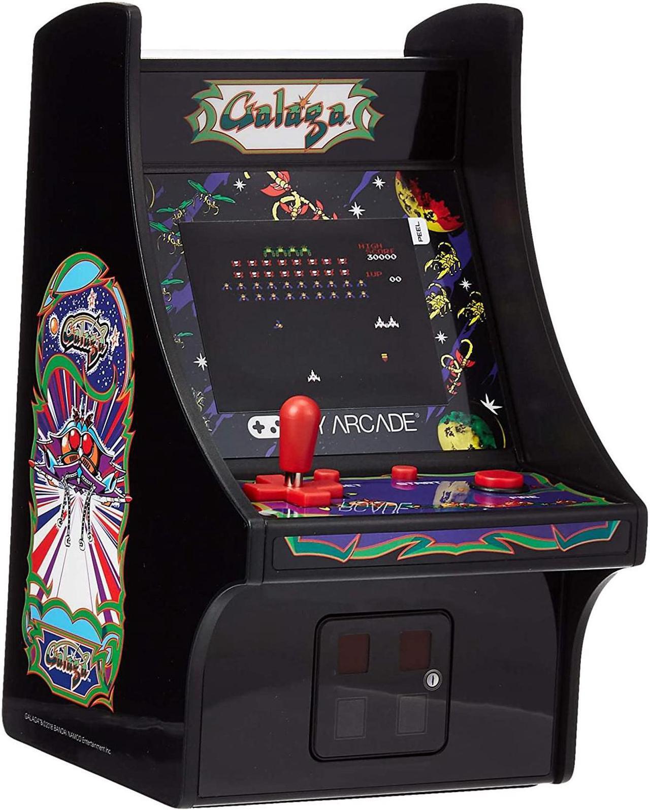 Alt view image 20 of 20 - MY ARCADE BANDAI NAMCO GALAGA 6" Micro Arcade Machine Portable Handheld Video Game