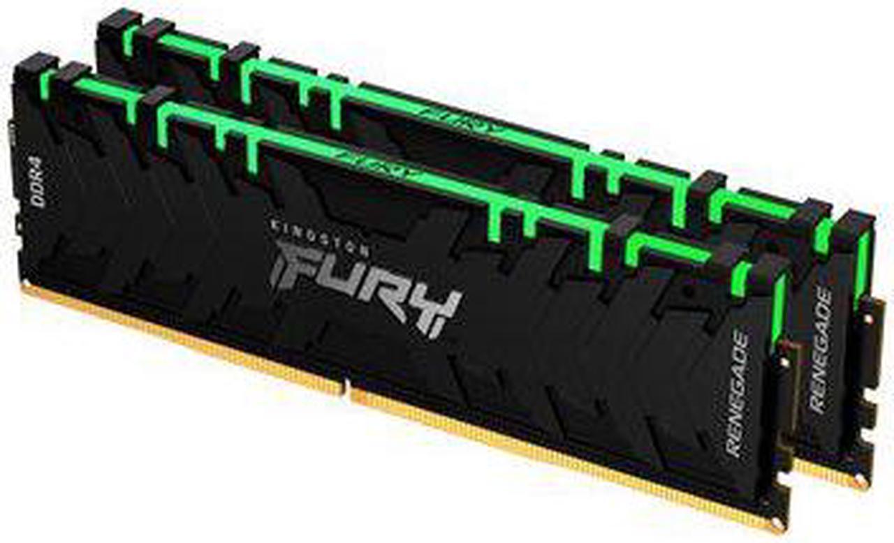 Alt view image 13 of 13 - Kingston Fury Renegade 16GB (2 x 8GB) 288-Pin PC RAM DDR4 3200 (PC4 25600) Desktop Memory Model KF432C16RBAK2/16
