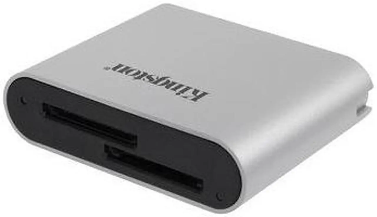 Alt view image 10 of 16 - Kingston USB3.2 Gen1 Workflow Dual-Slot SDHC/SDXC UHS-II Card Reader WFSSD