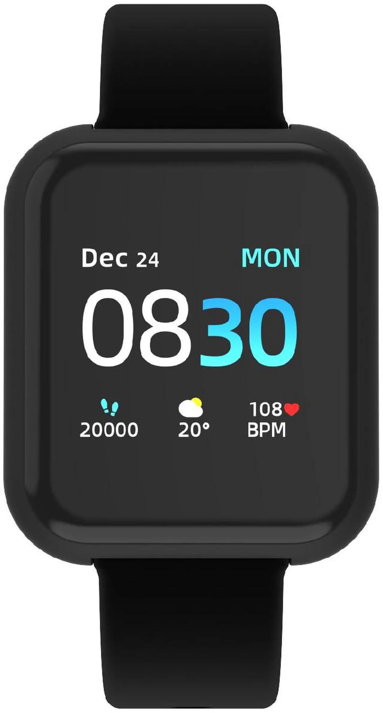 Alt view image 2 of 7 - iTouch Air 3 Smartwatch Fitness Tracker, Heart Rate, Step Counter, Sleep Monitor, Message, IP68 Swimming Waterproof for Women and Men, Touch Screen, Compatible with iPhone and Android (44mm)