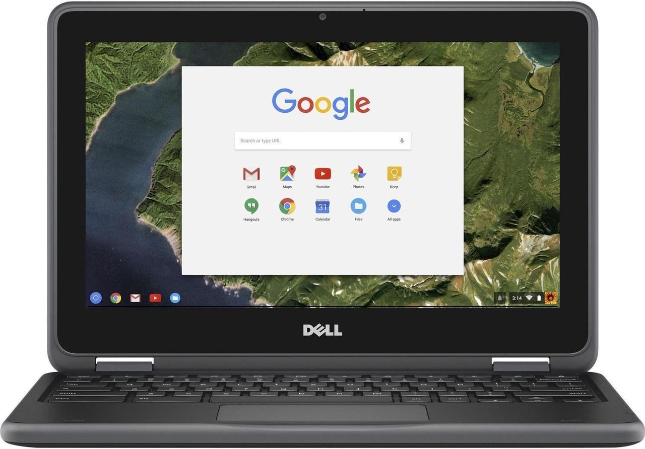 Dell Chromebook 3180 11.6 Celeron N3060 1.6 GHz 4GB 16GB eMMC Laptop