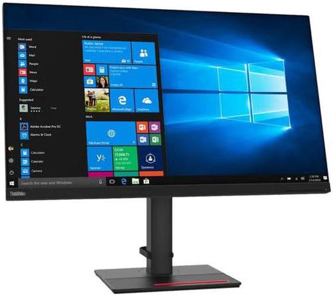 Lenovo ThinkVision P32p-20 31.5" UHD 3840 x 2160 (4K) 60 Hz HDMI, DisplayPort, USB, Audio IPS Monitor. This is a refurbished item who may have some alteration on the plastic but not on the screen.