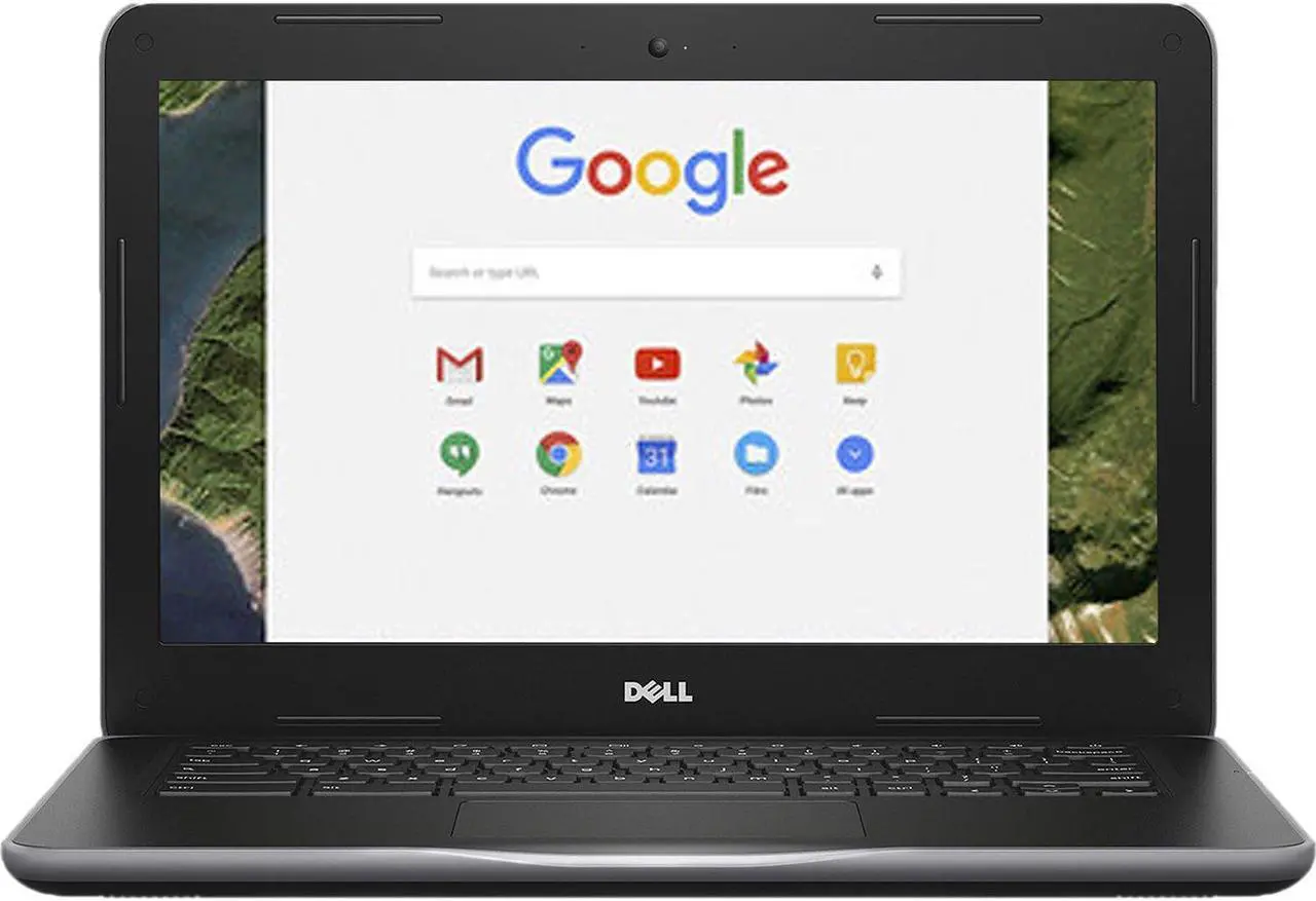 Main image of Dell 13-3380 - 13.3" - Intel Celeron 3855U Dual-Core - 4GB RAM 16GB SSD -Touchscreen - Chrome OS - (Refurbished)