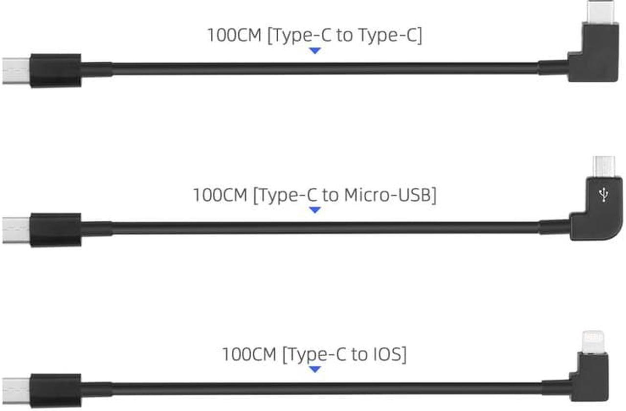 Alt view image 2 of 7 - Adapter Cable Phone / Tablet Data Cable Date Line for DJI Avata/FPV goggles 2 Glassess Accessories