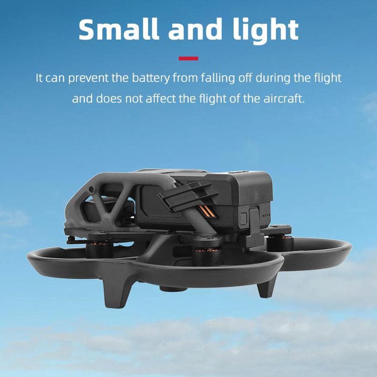 Alt view image 4 of 7 - Avata Battery Anti-Dropping Buckle Loose Fixing Accessories for DJI Avata Body Battery Reinforcement Buckle