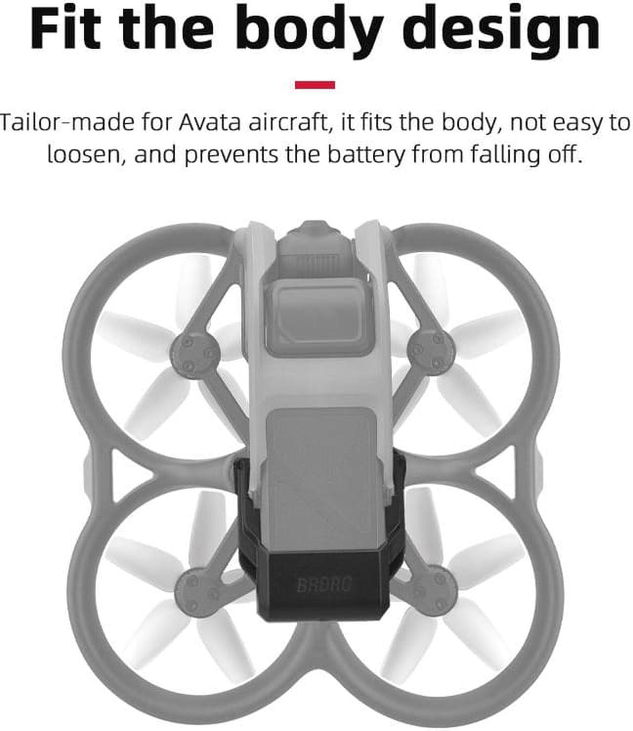Alt view image 3 of 7 - Avata Battery Anti-Dropping Buckle Loose Fixing Accessories for DJI Avata Body Battery Reinforcement Buckle
