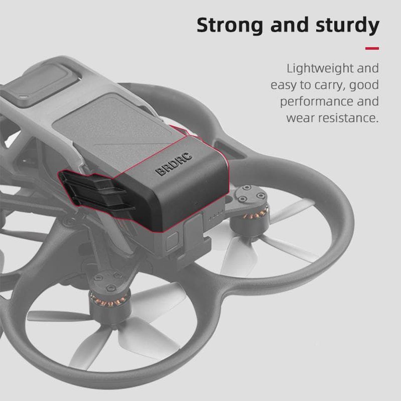 Alt view image 5 of 7 - Avata Battery Anti-Dropping Buckle Loose Fixing Accessories for DJI Avata Body Battery Reinforcement Buckle
